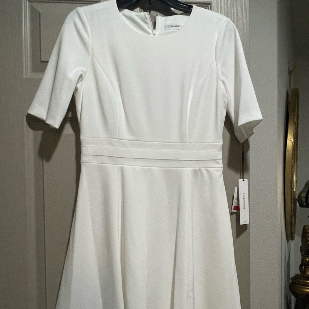 New With Tags White Dresss